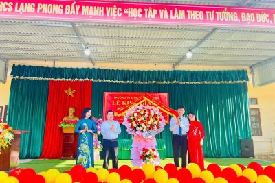 Chuỗi hoạt động học kỳ I năm học 2025-2026 của trường TH&THCS Lạng Phong