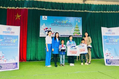 GIAO LƯU TIẾNG ANH CÙNG OCEAN EDU TẠI TRƯỜNG TH&THCS LẠNG PHONG